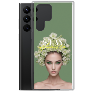 Stay Humble Female Flower Art Samsung® Phone Case