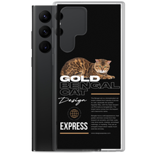 Gold Bengal Cat Samsung Case