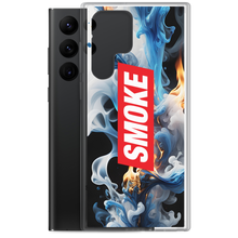 Blue Smoke Fire Samsung Case