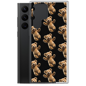 Happy Teddy Bear Pattern Samsung Case