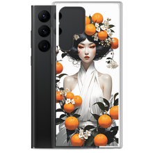 Oriental Lady with Orange Fruits Samsung Case