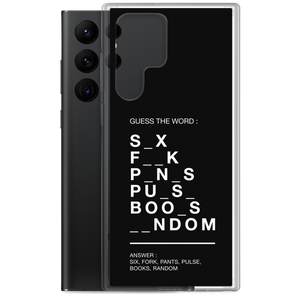 Guess The Word (Funny) Samsung Case