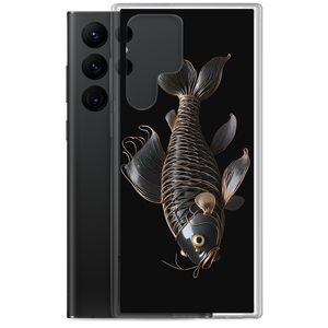 Minimalism Copperplate Art Fish Samsung Case