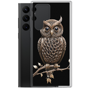 Owl Copper Art Samsung Case