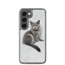 Relaxing British Shorthair Cat Samsung Case