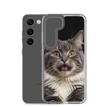 Shocked Cat Face Samsung Case