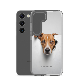 Funny Sad Dog Peep Samsung Case