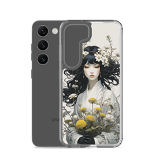 Oriental Lady with Yellow Flowers Samsung Case