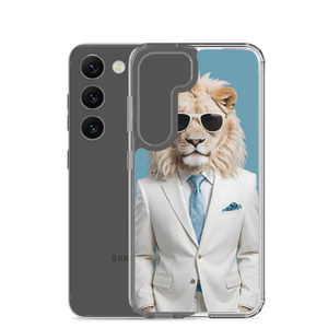 Funky White Lion Samsung Case