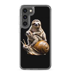 Sloth Riding A Snail Samsung Case