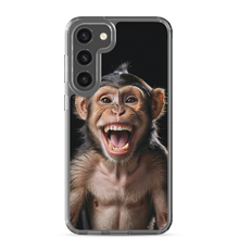 Happy Monkey Black Samsung Case