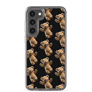 Happy Teddy Bear Pattern Samsung Case