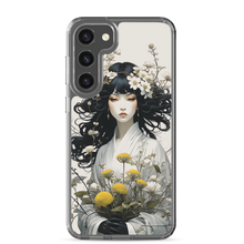 Oriental Lady with Yellow Flowers Samsung Case