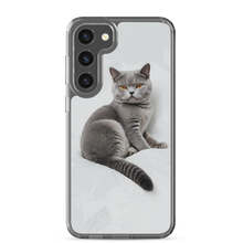 Relaxing British Shorthair Cat Samsung Case