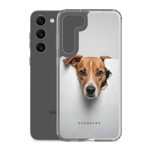 Funny Sad Dog Peep Samsung Case