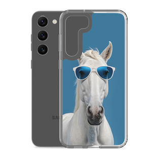 Cool Blue Horse Samsung Case