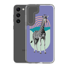 Giraffe Zebra Purple Samsung Case