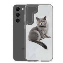 Relaxing British Shorthair Cat Samsung Case