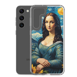 Monalisa Painting in Van Gogh Style Samsung Case