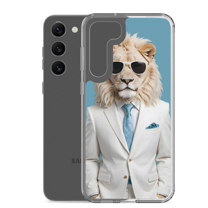 Funky White Lion Samsung Case