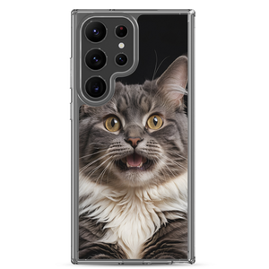 Shocked Cat Face Samsung Case