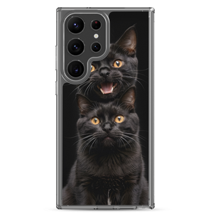 Two Black Cats Follows Samsung Case