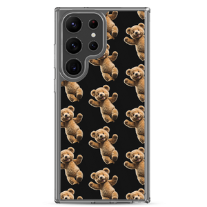 Happy Teddy Bear Pattern Samsung Case