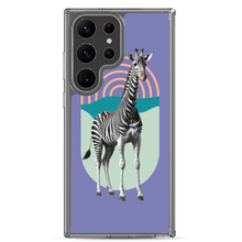 Giraffe Zebra Purple Samsung Case