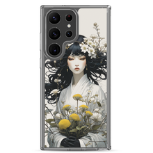 Oriental Lady with Yellow Flowers Samsung Case