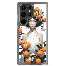 Oriental Lady with Orange Fruits Samsung Case