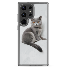 Relaxing British Shorthair Cat Samsung Case