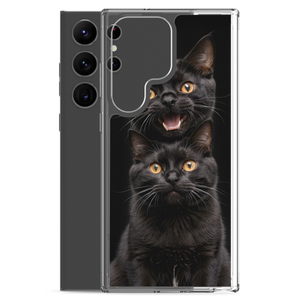 Two Black Cats Follows Samsung Case