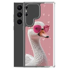 Cute Pink Swan Samsung Case