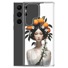 Beauty Lady with Orange Fruits Samsung Case