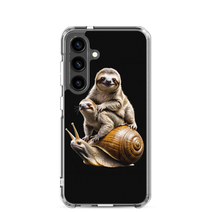 Sloth Riding A Snail Samsung Case