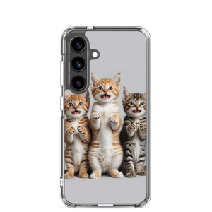 Funny Tripple Cats Samsung Case