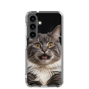 Shocked Cat Face Samsung Case