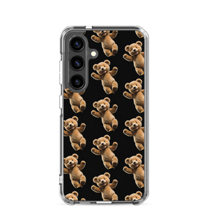 Happy Teddy Bear Pattern Samsung Case