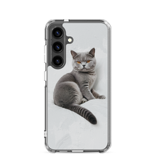 Relaxing British Shorthair Cat Samsung Case