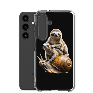 Sloth Riding A Snail Samsung Case