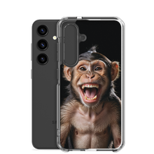 Happy Monkey Black Samsung Case