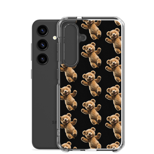 Happy Teddy Bear Pattern Samsung Case