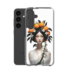 Beauty Lady with Orange Fruits Samsung Case