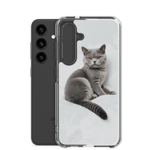 Relaxing British Shorthair Cat Samsung Case