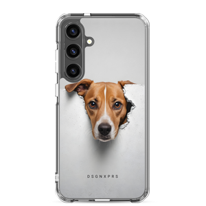 Funny Sad Dog Peep Samsung Case