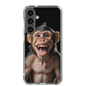 Happy Monkey Black Samsung Case