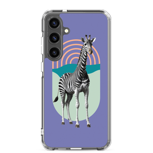 Giraffe Zebra Purple Samsung Case