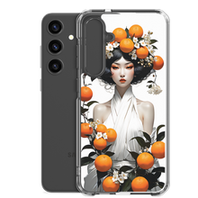 Oriental Lady with Orange Fruits Samsung Case