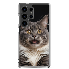 Shocked Cat Face Samsung Case