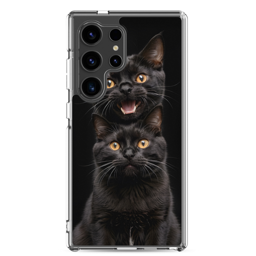 Two Black Cats Follows Samsung Case